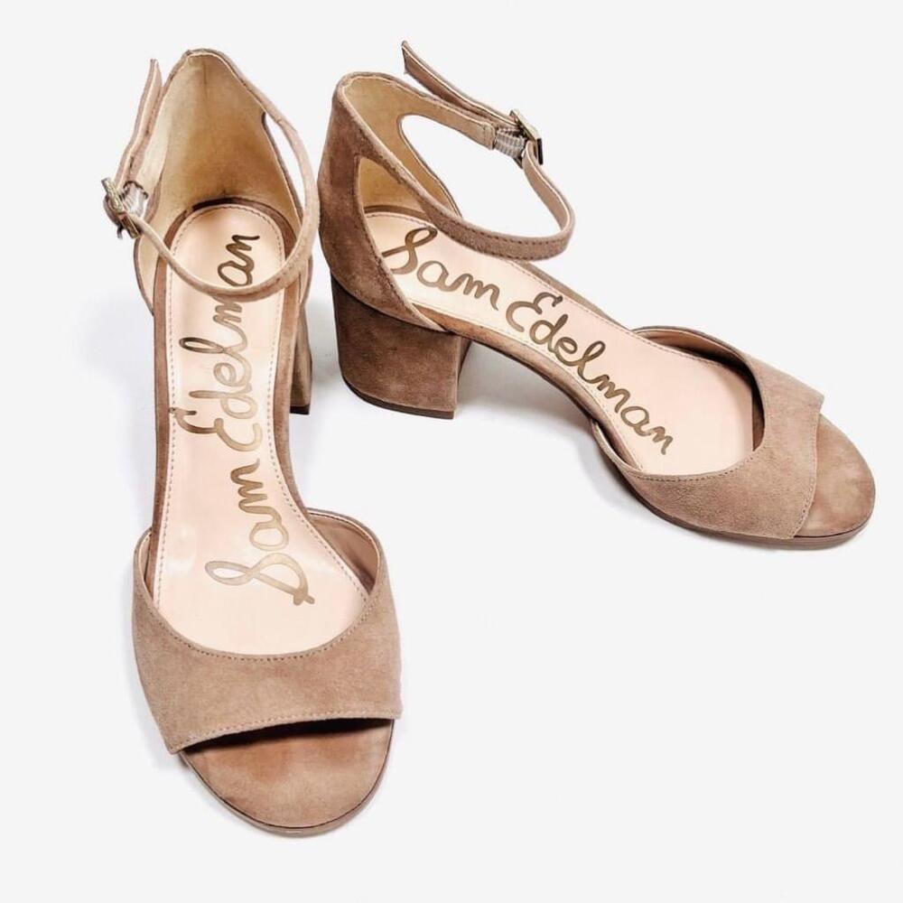 Sam Edelman Tan Block Heel Sandals